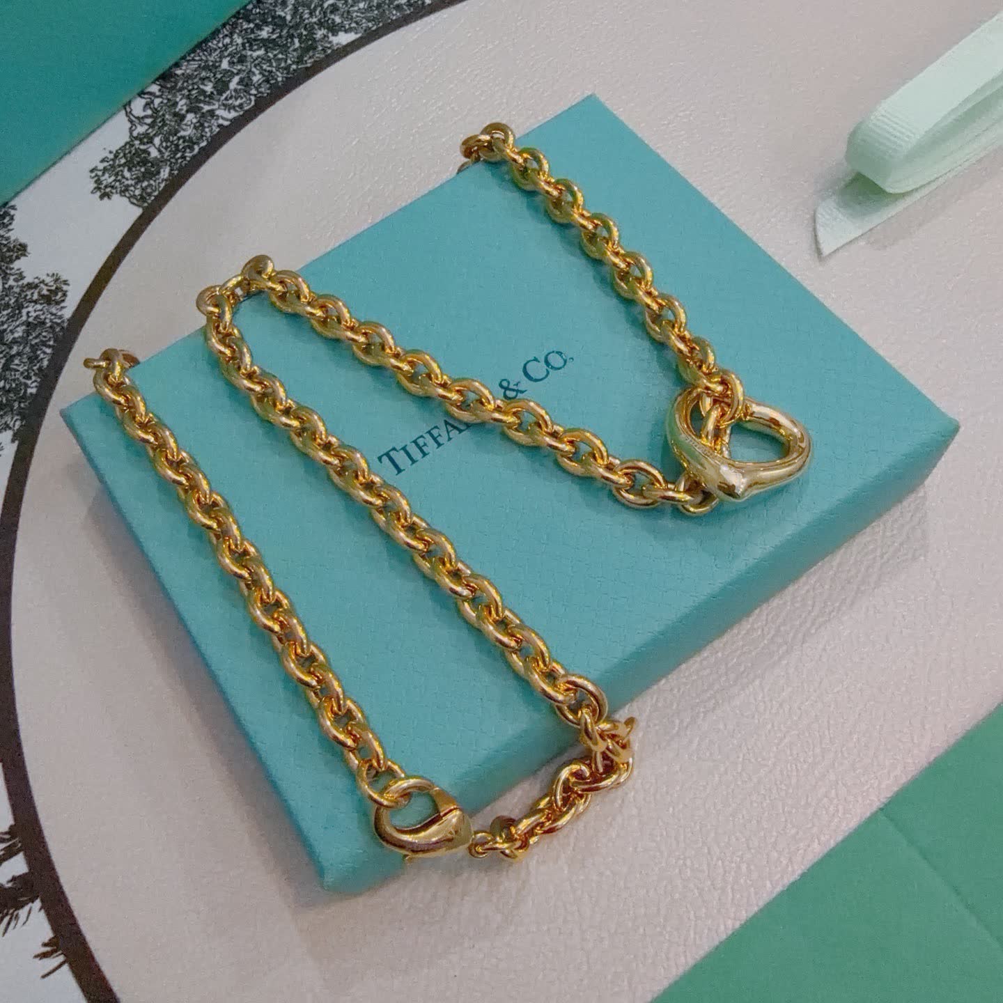 Tiffany & Co. Gold Chain Necklace